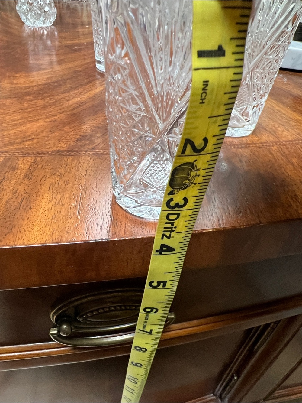 Set of 8 shots glasses. OVER 24% LEAD CRYSTAL — HAND MADE — U.S.S.R.” - Picture 7 of 7